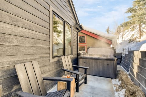 Hot tub after a long ski day.