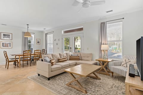 A spacious living room.