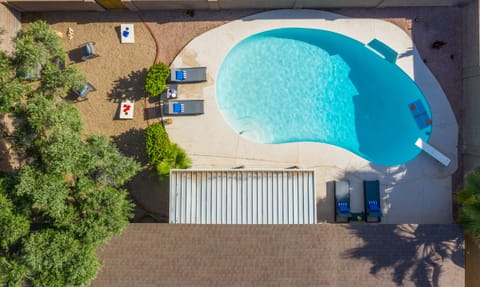 Massive outdoor area for entertaining and lounging.