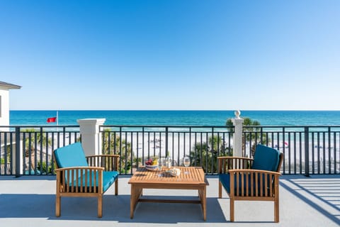 Balcony off of bedroom 2.