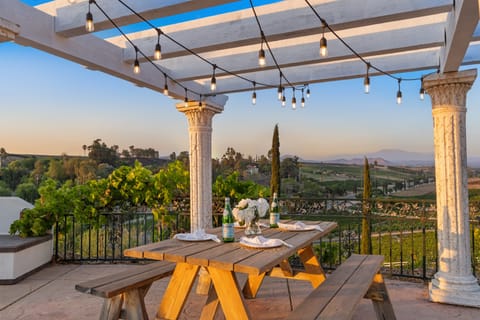 Perfect for outdoor dinners and drinks in all weather!