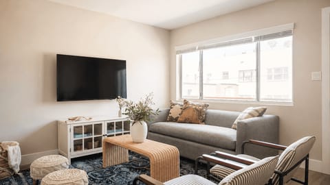 Bright and modern living room.