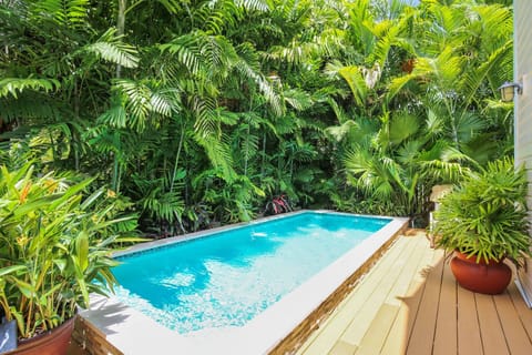 You Key West oasis features a pool.