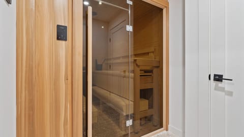 Private sauna.