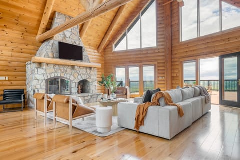 Enjoy the breathtaking views from the living area.