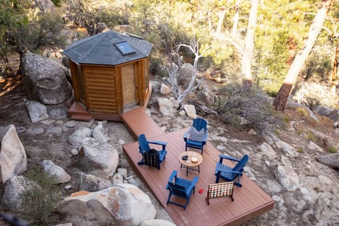 Unique lower terrace on the hill.