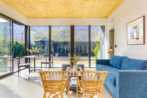 Stylish and bright living area.