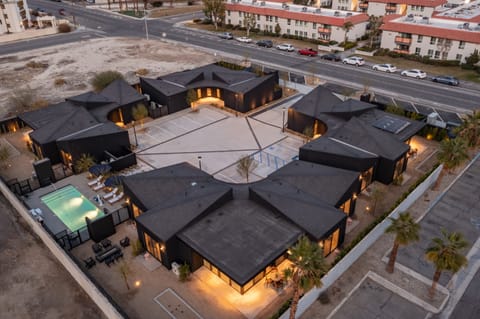 The Blackhaus complex is made up of four buildings and a common pool area.