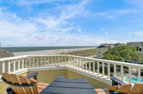 Rooftop deck with stunning ocean views.