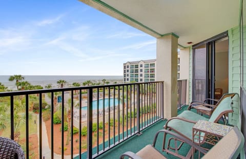 Beautiful view from the balcony.