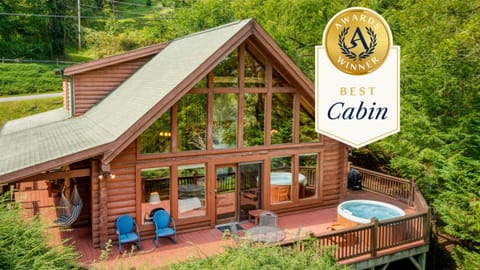 Welcome to Mountain Gem, your two-story log cabin with cathedral ceilings!