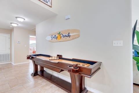 For those who like to stay busy and competitive, shuffleboard is right there!