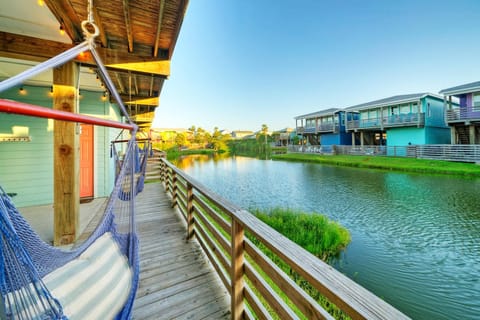 Savoring the calming embrace of the pond.