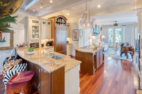 Fully equipped kitchen at the Main House.