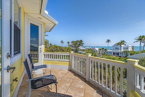 The upper deck has the best view.