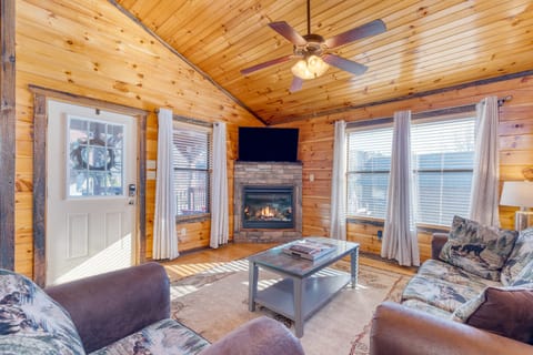 Living area features comfortable seating.