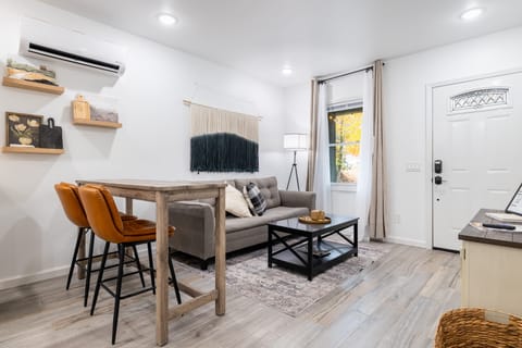 Bright and spacious interior.