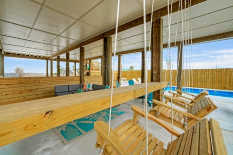 Enjoying the outdoors.