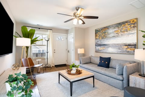 Enter into the living area.