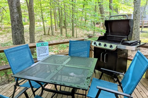 Grill and chill on the deck.