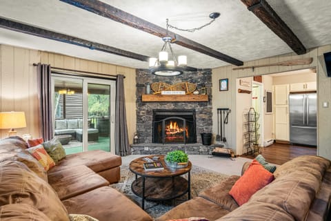 Embrace the warmth and ambiance of the fireplace.