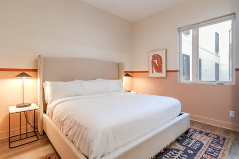 Primary bedroom features a king bed.