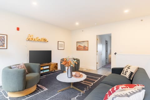 Two living areas provide space for your group to spread out.