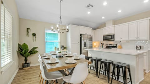 Elegant dining space perfect for 8!