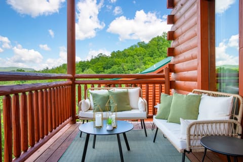 Comfortable seating on the deck for ultimate relaxation.
