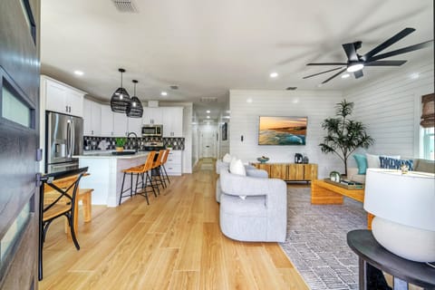 Outdoor seating with plush cushions for ultimate comfort.