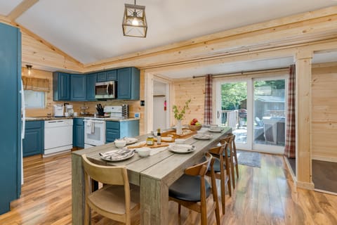 Enjoy family meals around our spacious dining table.