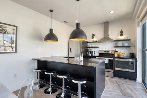 Functional kitchen space.