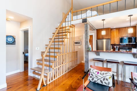 Charming stairs that blend design and function.