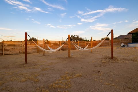Take an afternoon nap in the hammocks.