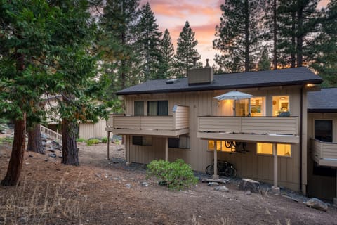 Delightful home nestled among the trees.
