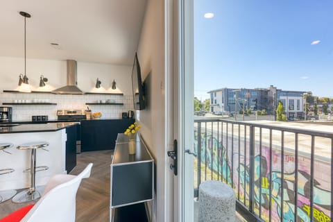 Views from the balcony.