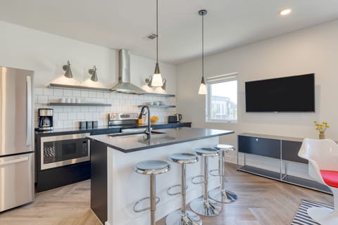 Functional kitchen space.