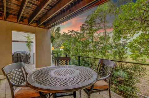 Dine al fresco on this beautiful patio with plenty of space to gather.