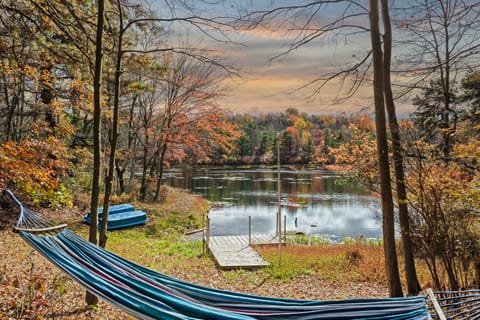 Right on Little Deer Pond.