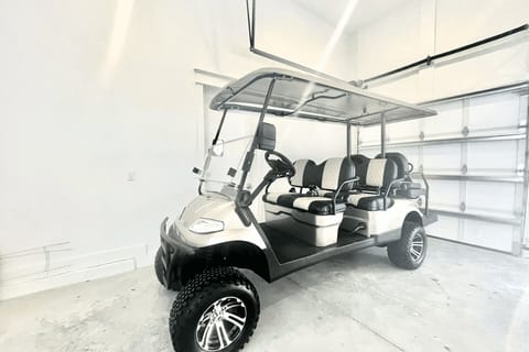 Golf cart.