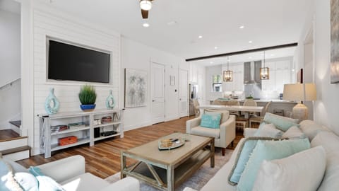 Airy living room for relaxing.