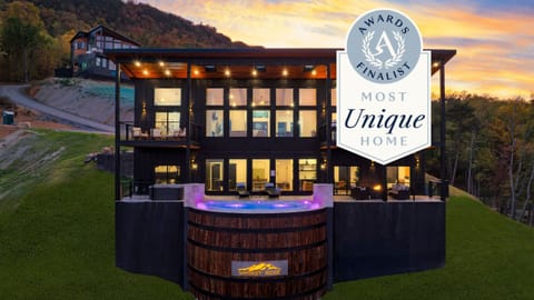 Hot tub with a view!