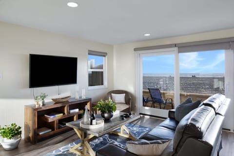 Oceanfront views from your patio and living room.