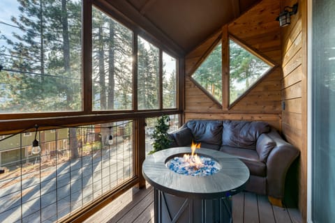 Glimpses of the lake from the balcony!