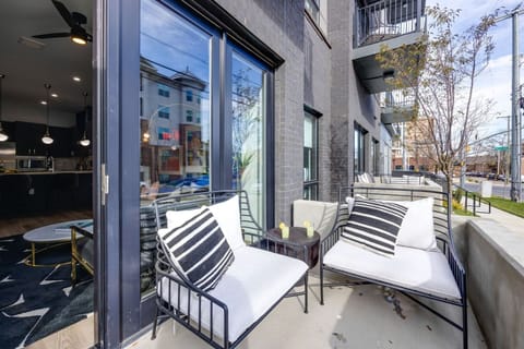 Sleep sofa in the living room.