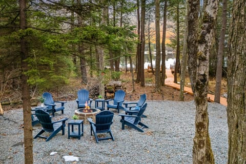 Firepit fit for a group.