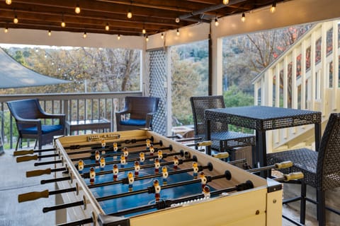 Get the game going with some fast-paced foosball fun!