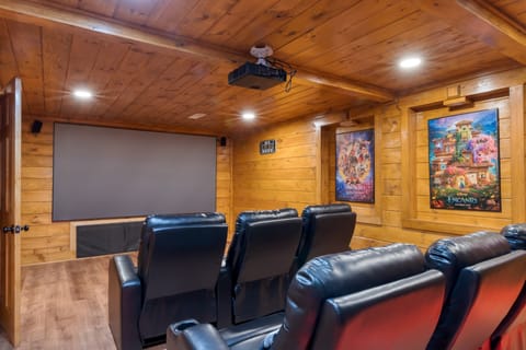 Your private home theater—sit back, relax, and enjoy the show!