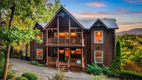 Spacious Smoky Mountain retreat designed for a group.
