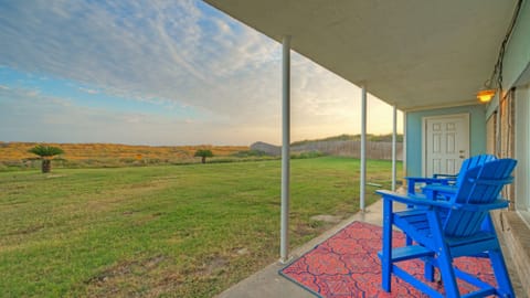 Sunset views from the private patio. (Cravin' Waves)